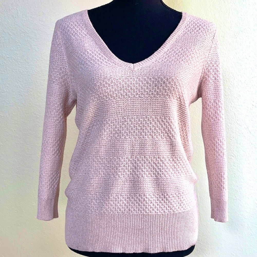 Soft Pink Long-Sleeve Sweater